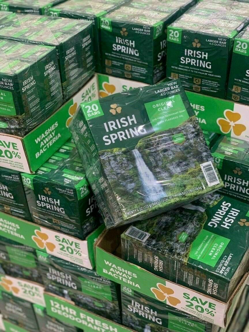 [COMBO 5 CỤC] Xà bông cục diệt khuẩn IRISH SPRING Original 113g