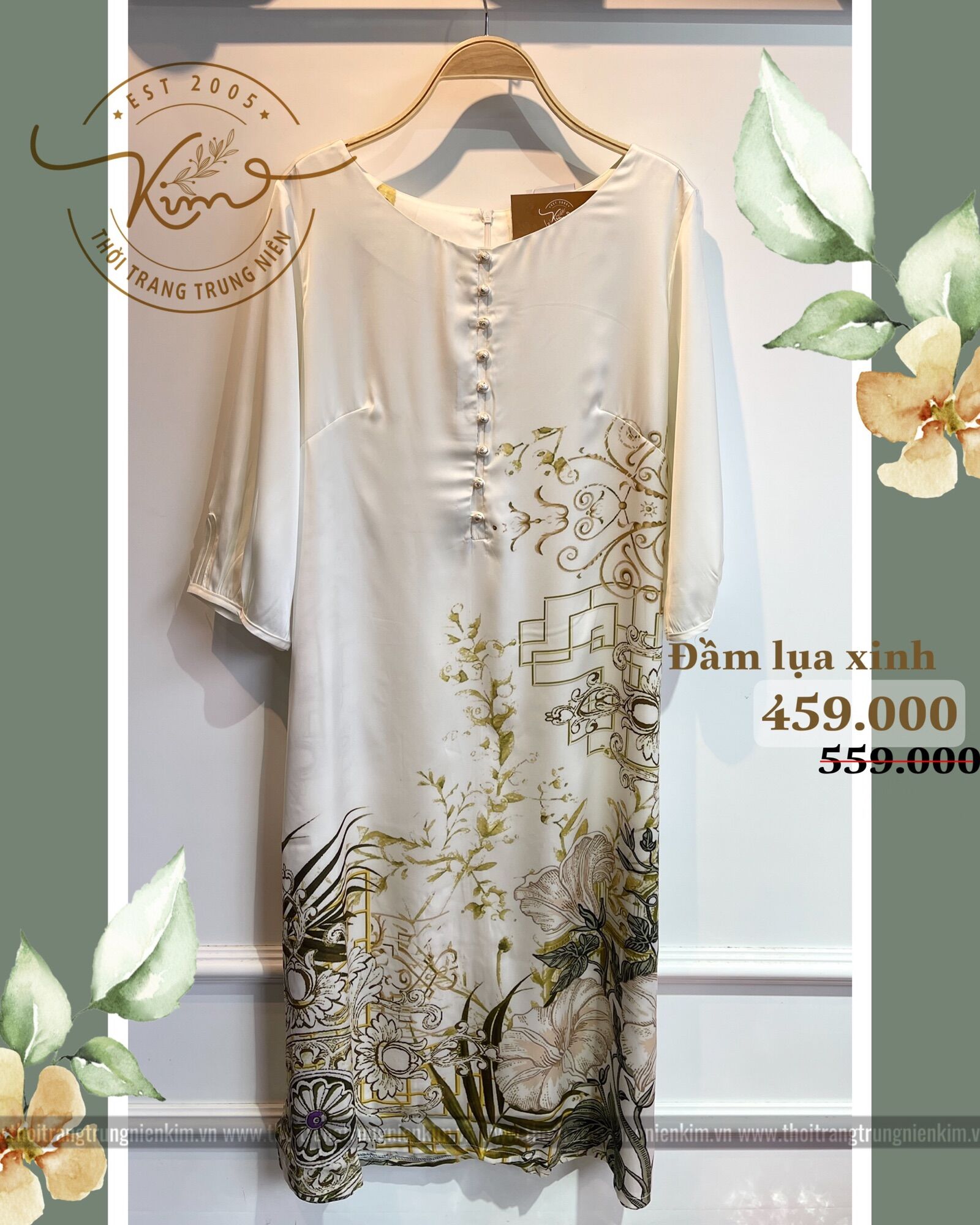 Đầm lụa xinh xắn