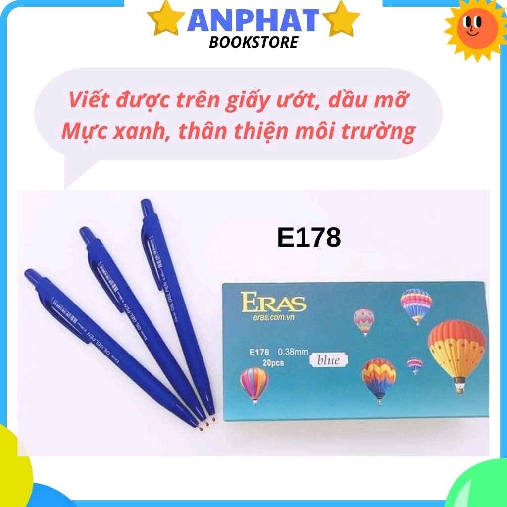 Bút Bi Tam Giác 0.5mm Eras E178