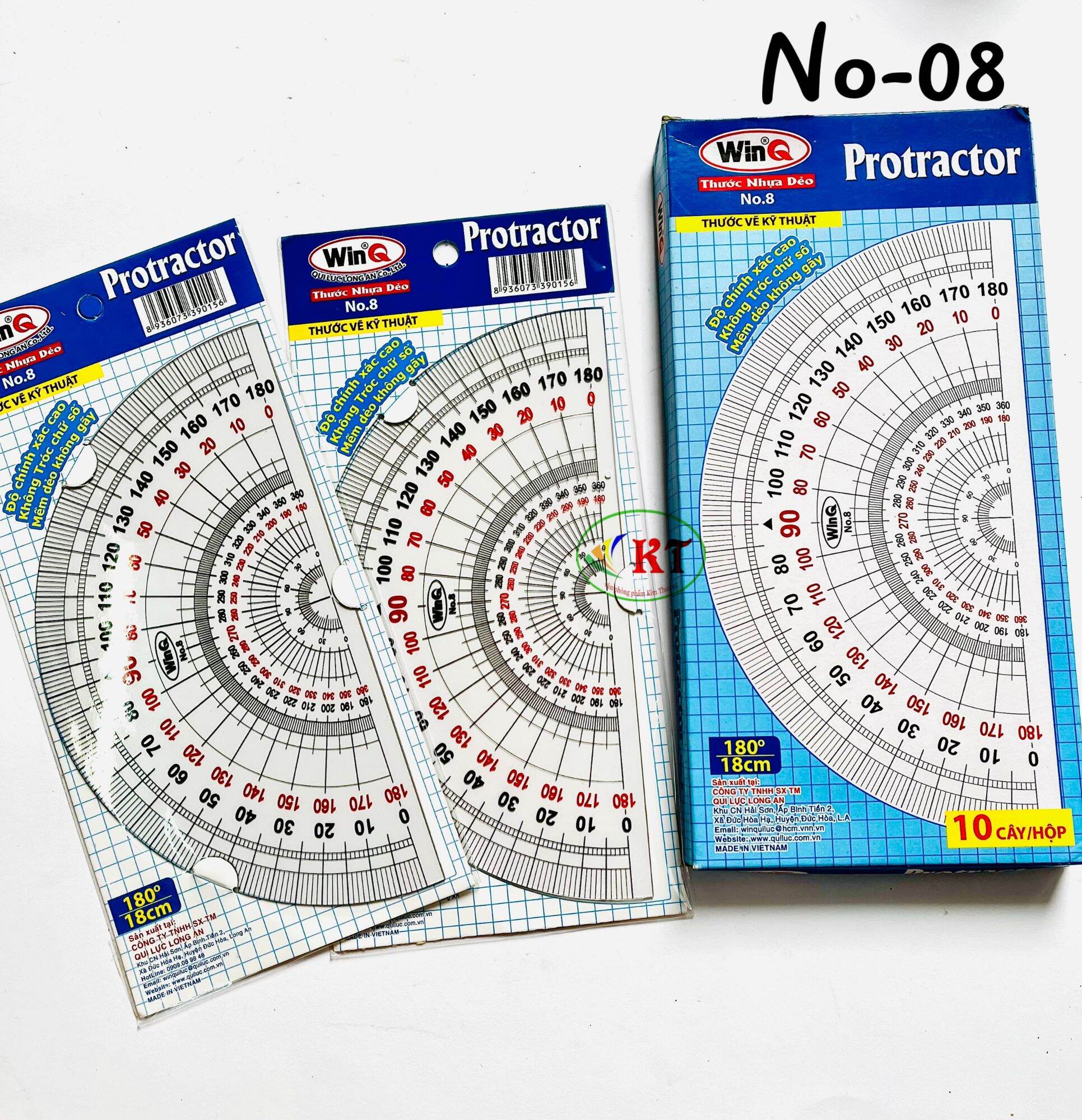 (Combo 2c} Thước dẻo đo độ lớn 180 độ WinQ (No-8)