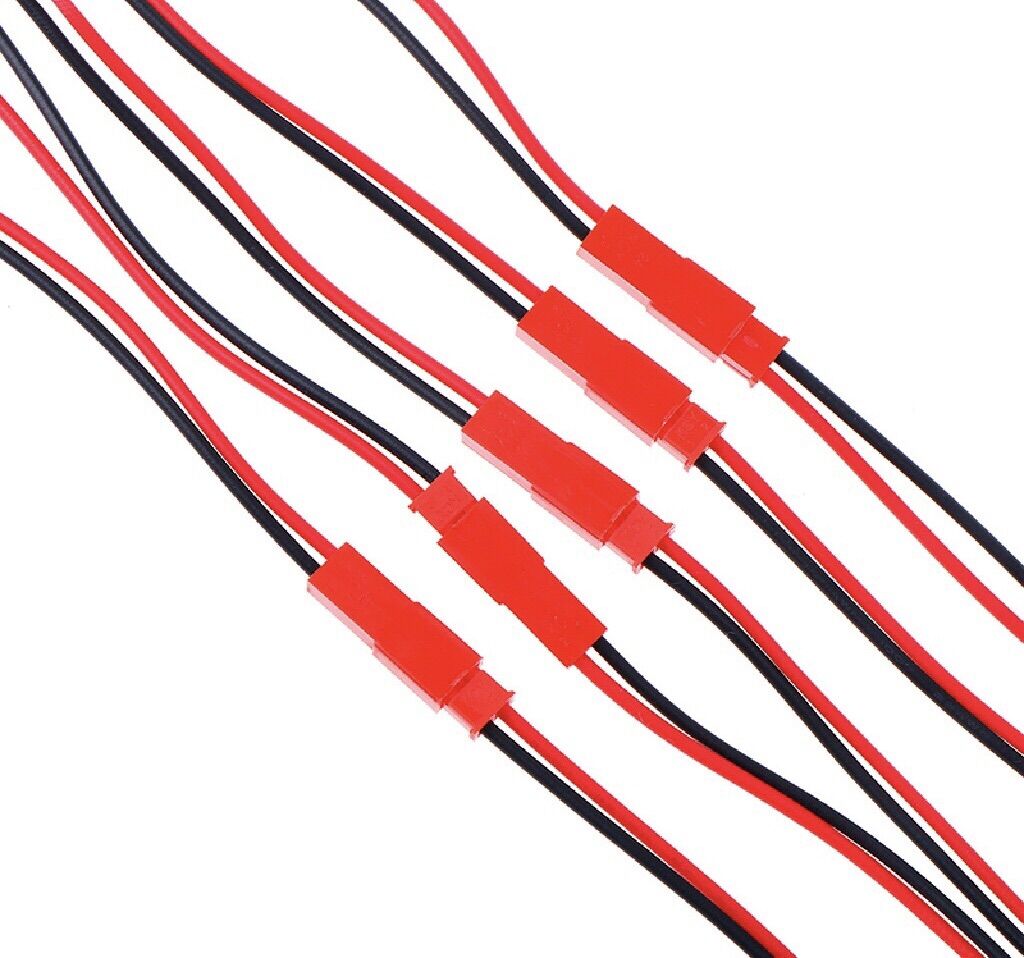 Cặp jack kết nối cáp JST 2P - đực cái độ dài 10cm
