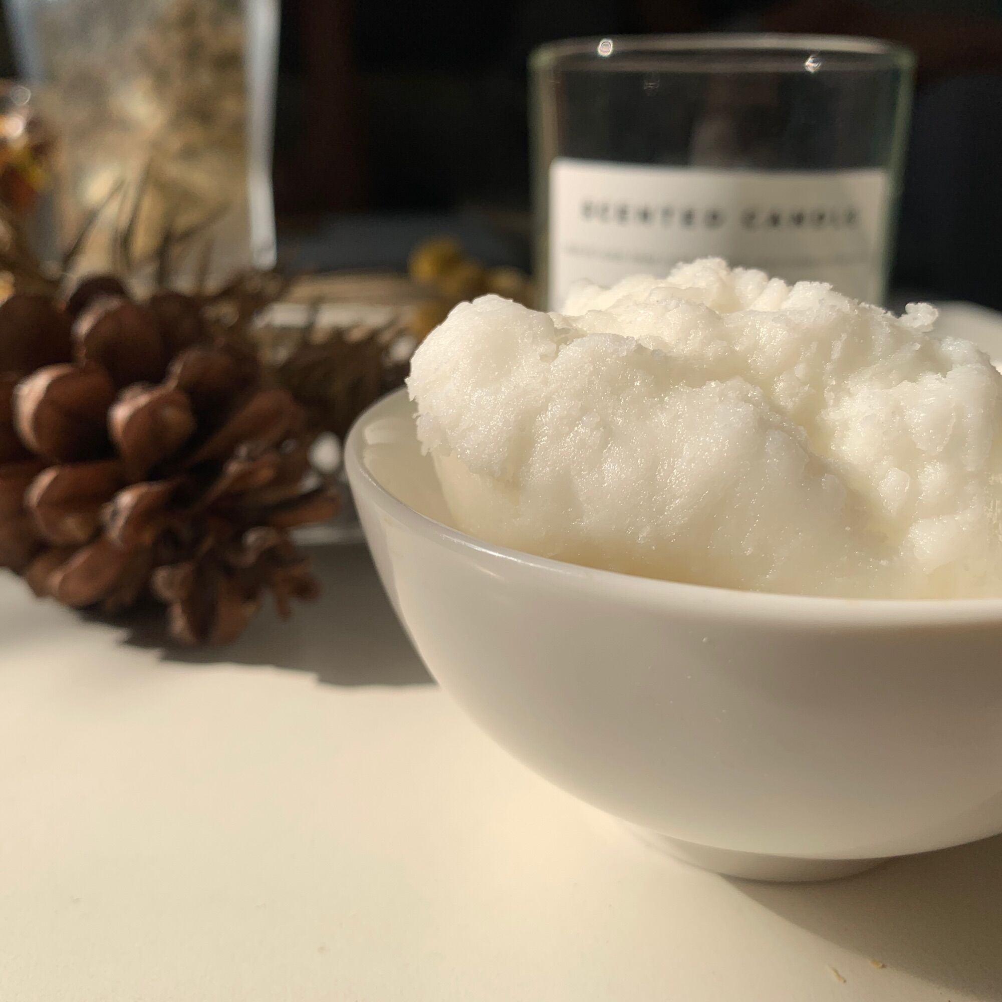 [HCM]Sáp Cọ Mềm làm nến thiên nhiên 500 gram