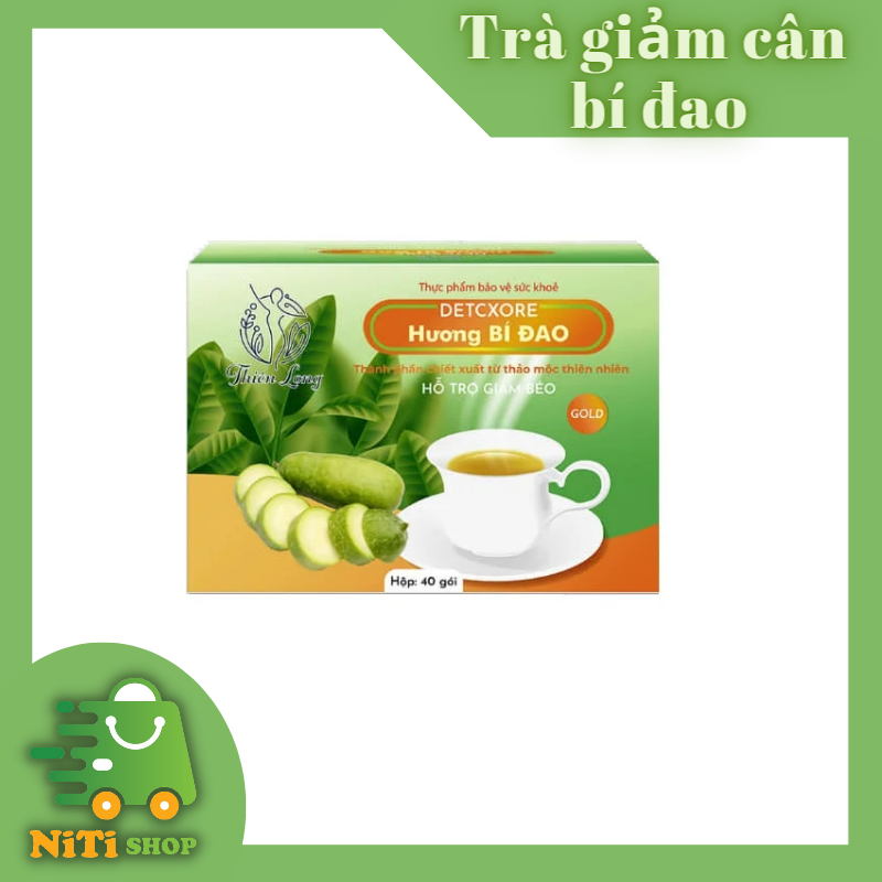 Trà giảm cân bí đao detox NiTishop bí đao giảm cân nhanh Thiên Long combo tùy nhu cầu