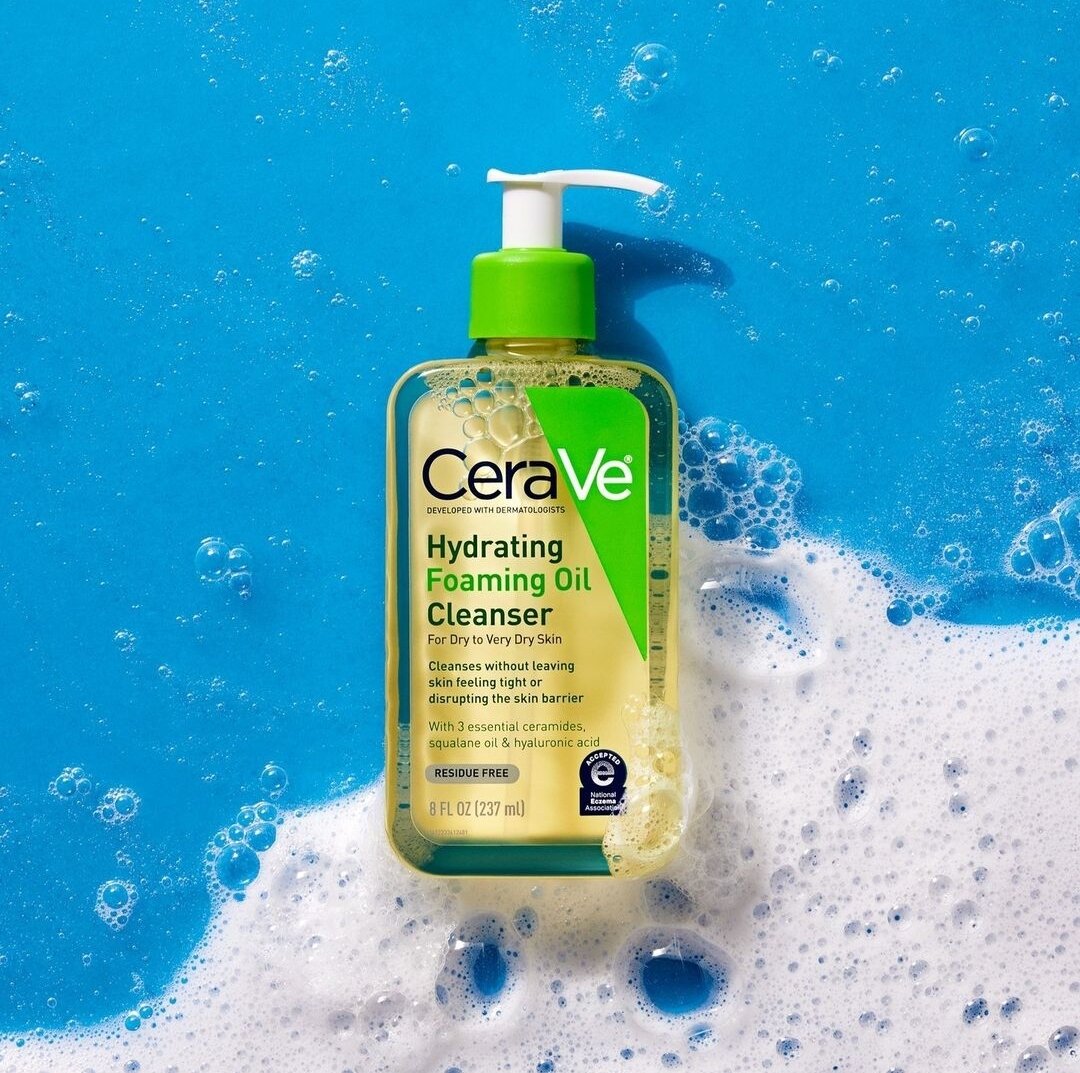 Sữa rửa mặt Cerave Hydrating Foaming Oil Cleanser