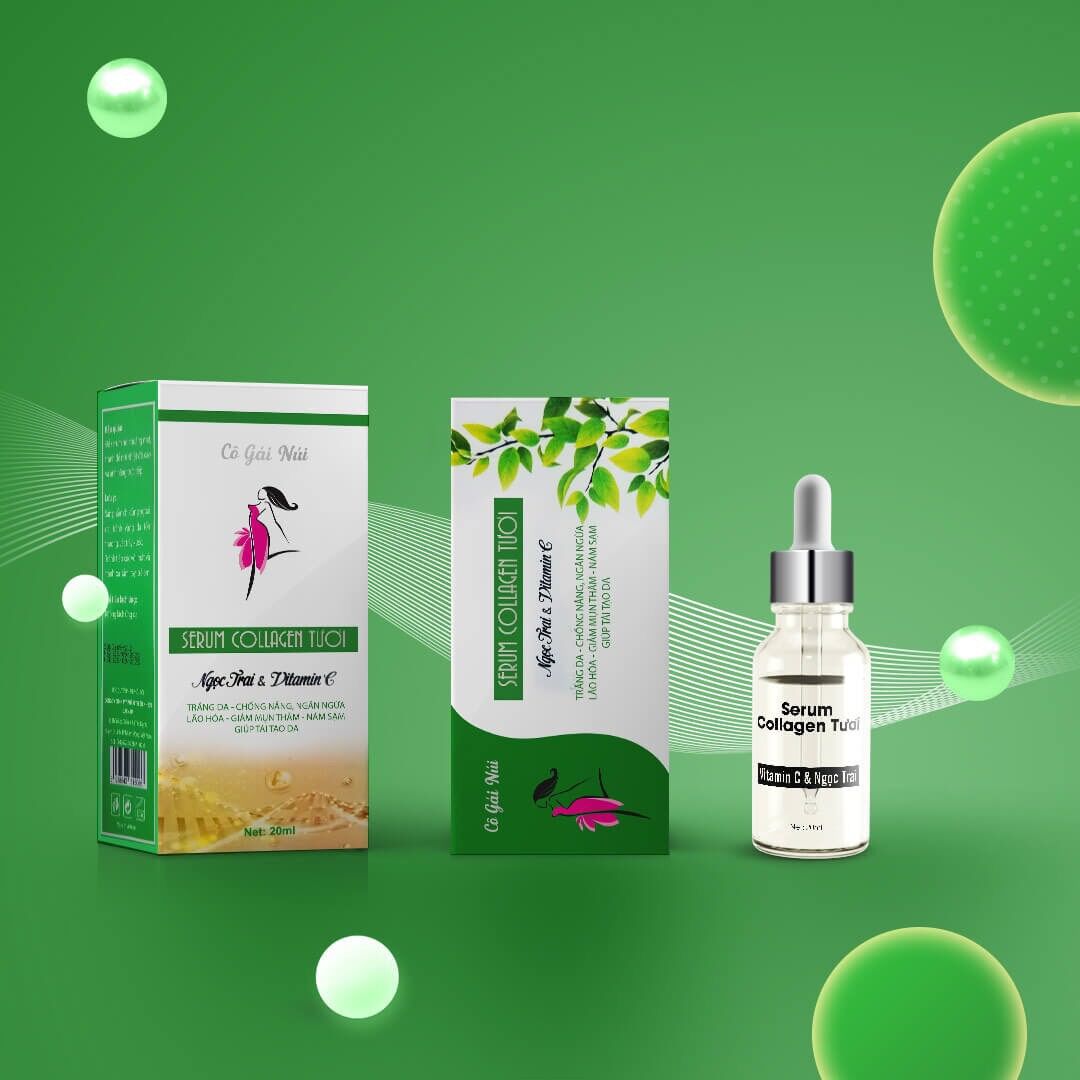 Serum Collagen Tươi Cô Gái Núi
