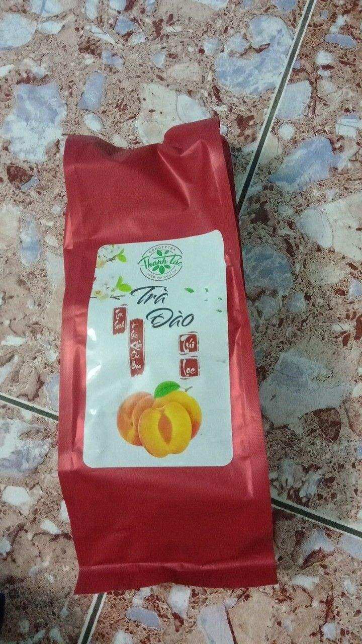 RẺ VÔ ĐỐI_Set 10 ly trà đào tự pha (gồm đào ngâm và trân châu 3Q)