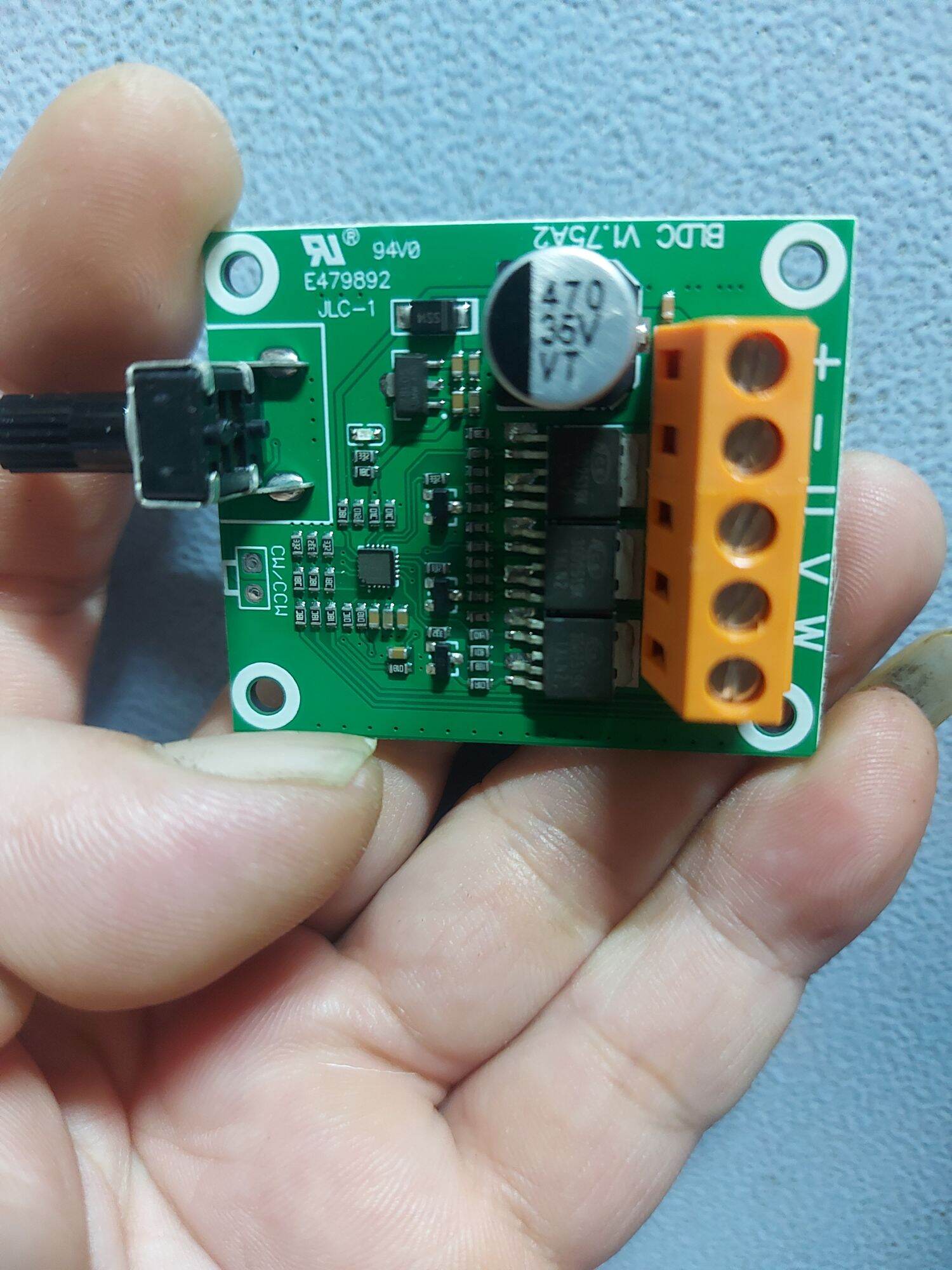 mạch Esc động cơ không chổi than Dc 12v-24v 3a thay thế động cơ hỏng mạch