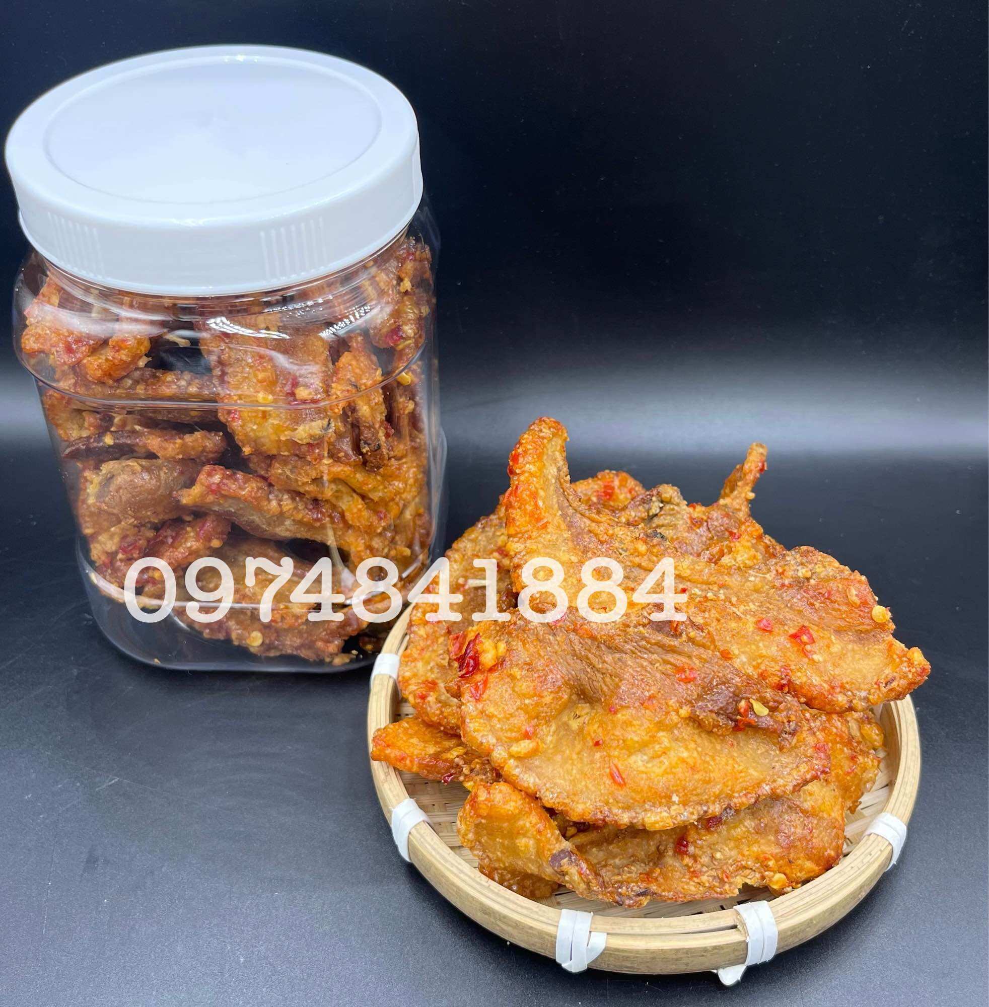 Hủ 250G ba rọi cháy tỏi siêu ngon