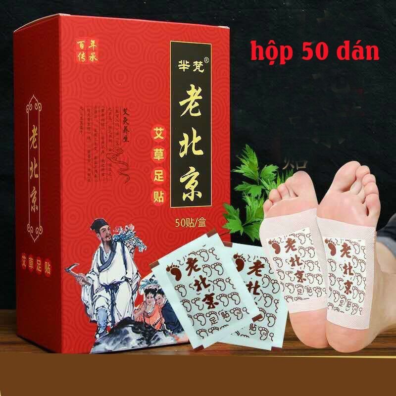 Thải độc chân Bắc kinh hộp 50 miếng