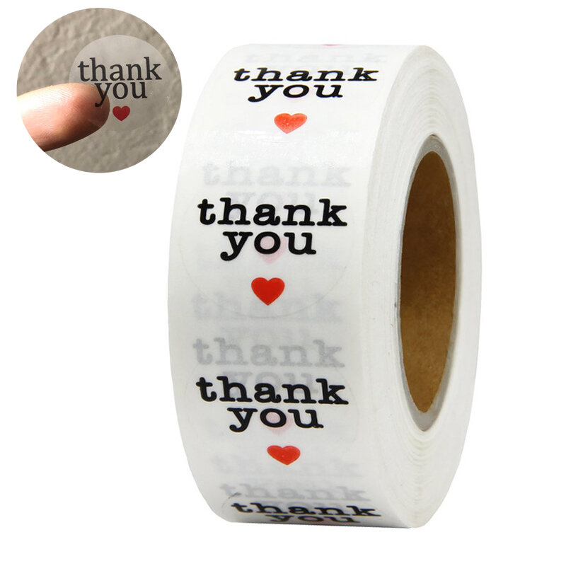 500 Olive Branch Gilding Thank You Sealed Sticker Baking Packaging Gift Box Gift Bag Thank You Label