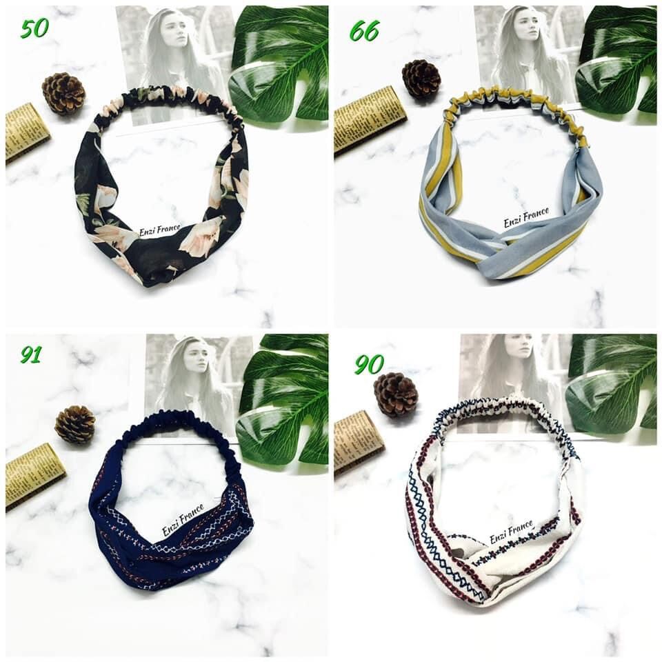 Băng đô voan chéo phong cách Hàn Quốc(Inbox shop lựa mẫu)