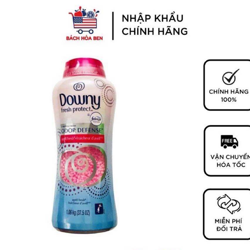 Hạt xả Downy Mỹ Unstopables In-wash Scent Booster Fresh 859g và 1.06kg