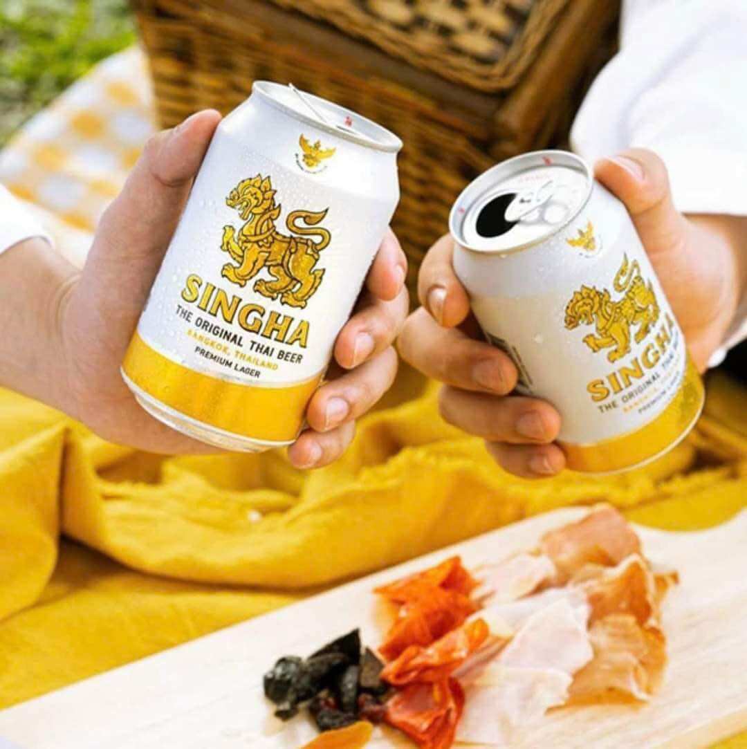 {SẴN - HOẢ TỐC }Bia SINGHA lon 330ml ( Thùng 24 Lon 330ml)