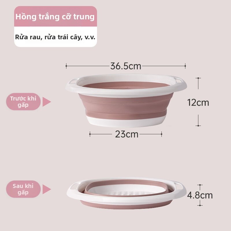 Jujiajia | Chậu Silicone Gấp Được
