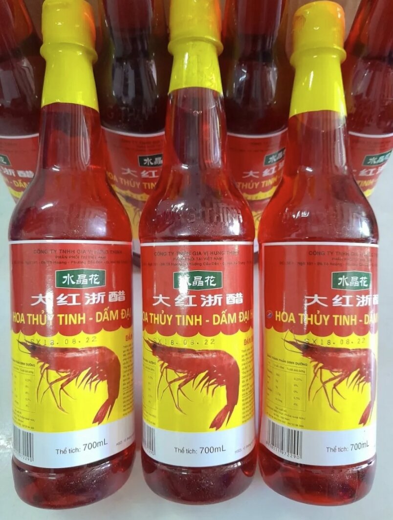 Dấm hồng, dấm tôm [chai 700ml]
