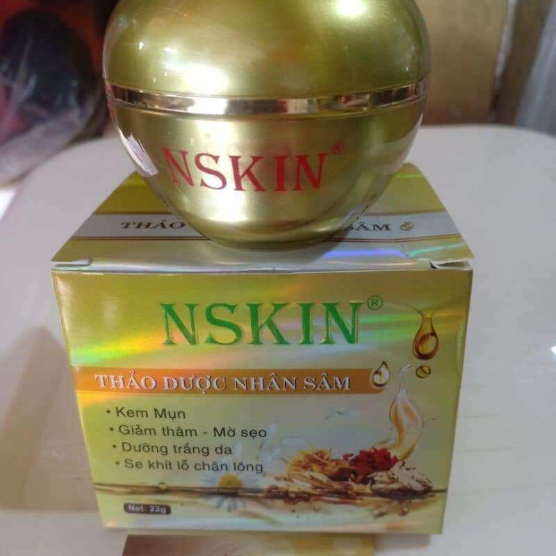 kem  thảo dược nhân sâm nskin( mụn)