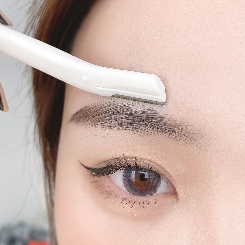 Bộ dao cạo tỉa lông mày 2 lưỡi Ailin