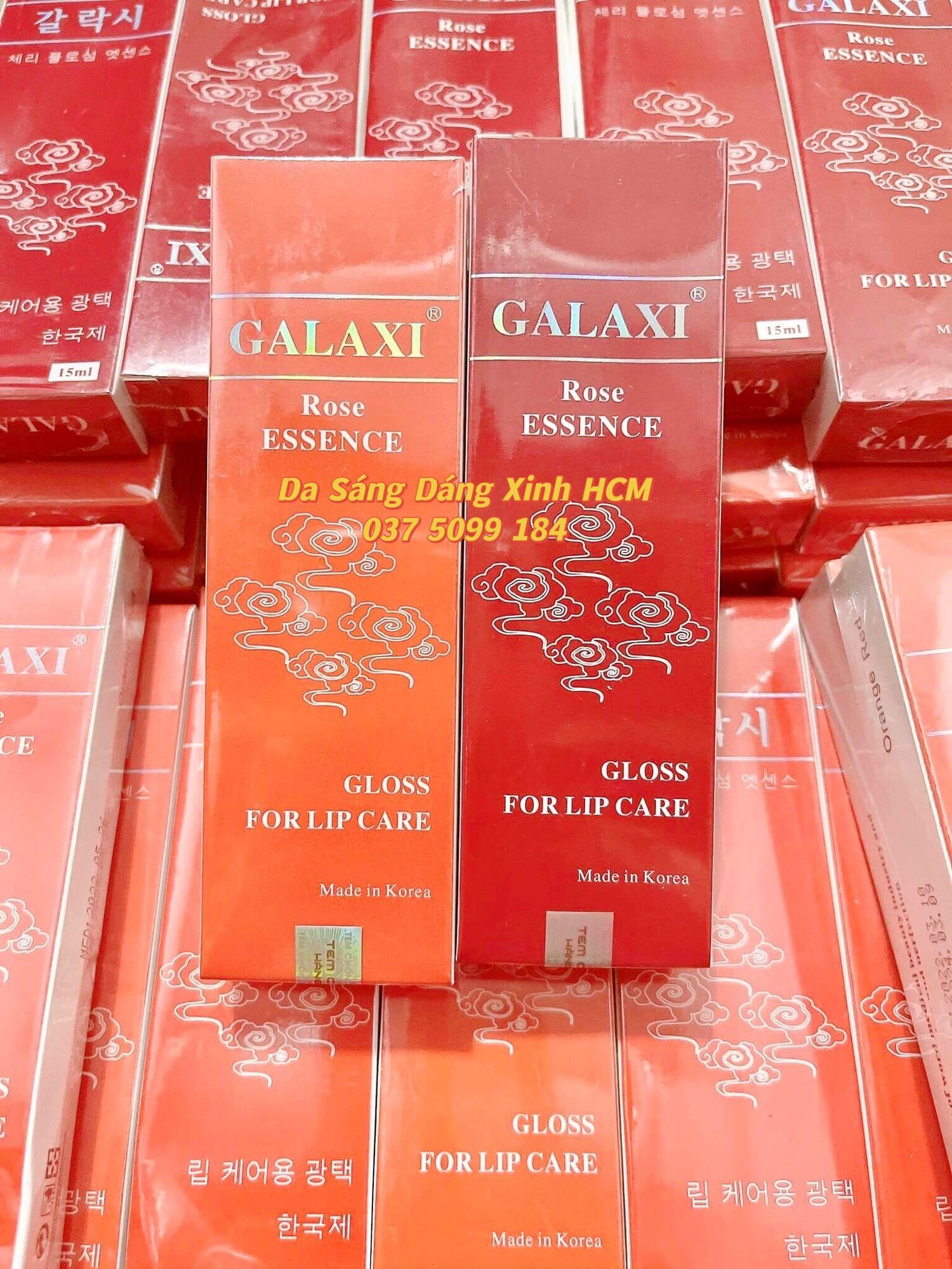 Son dưỡng galaxi rose essence kích màu môi sau xăm 15ml