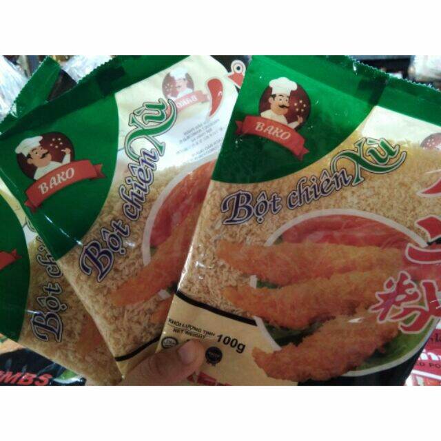 Sét 10 gói bột chiên xù bako loại 100g