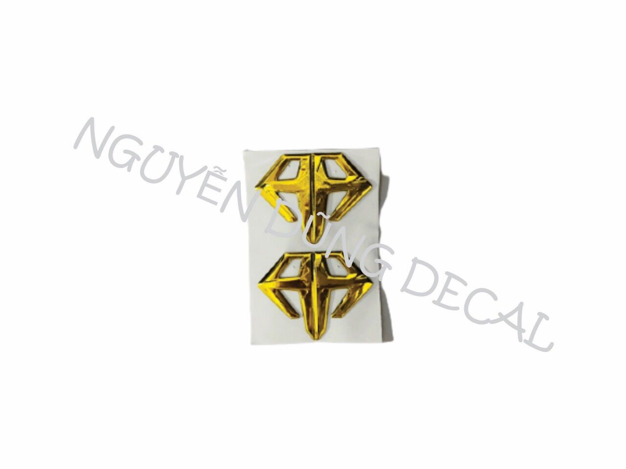 Logo Air Blade mạ crom nhiều màu (1 cặp)