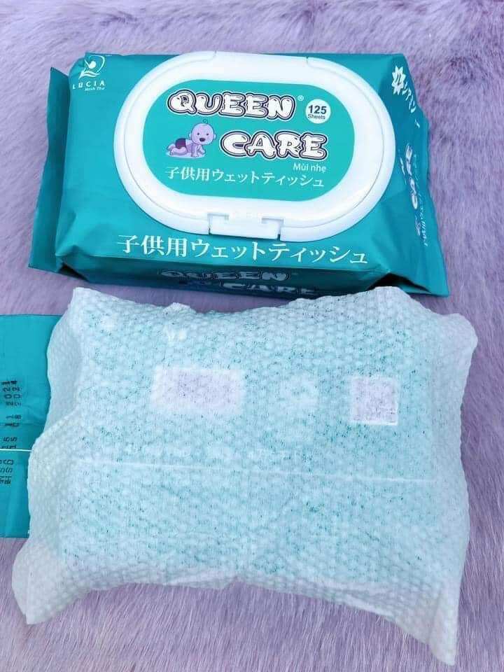 khăn ướt queen care 125 tờ