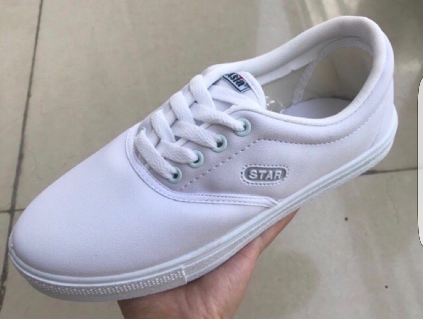 Giày bata Asia trắng si / size 31 đến 42 / hàng chính hãng