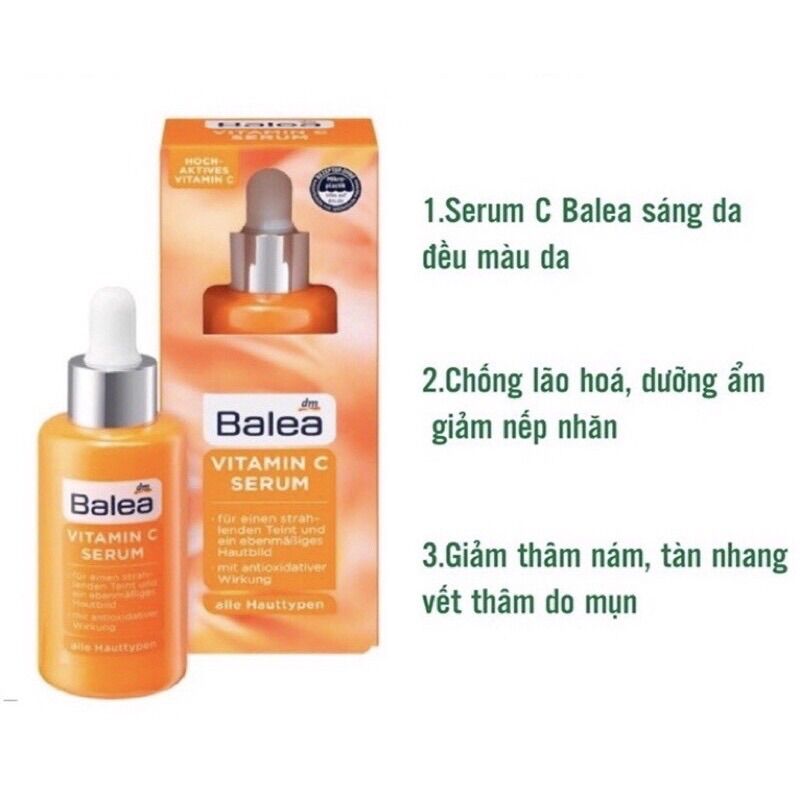 Serum vitamin c balea nội địa đức 30ml