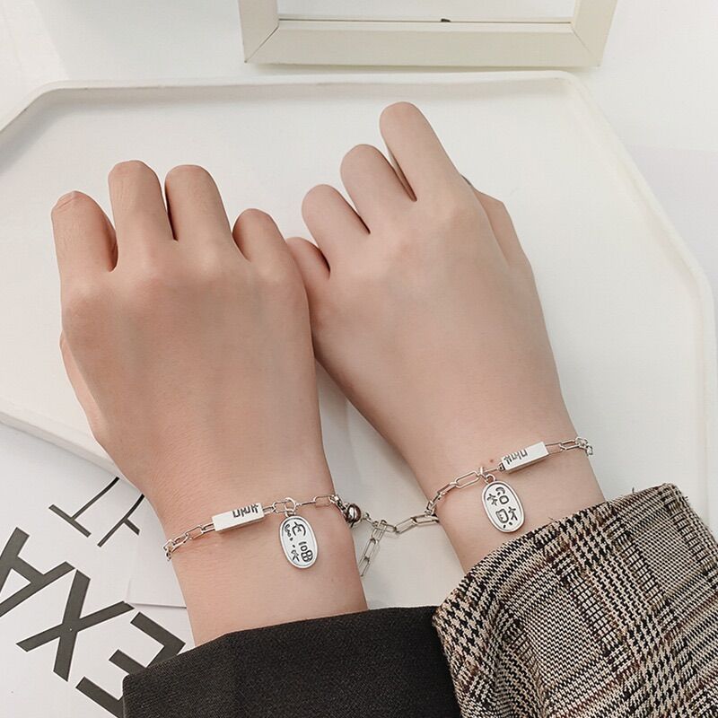 Lắc tay đôi bạc 925