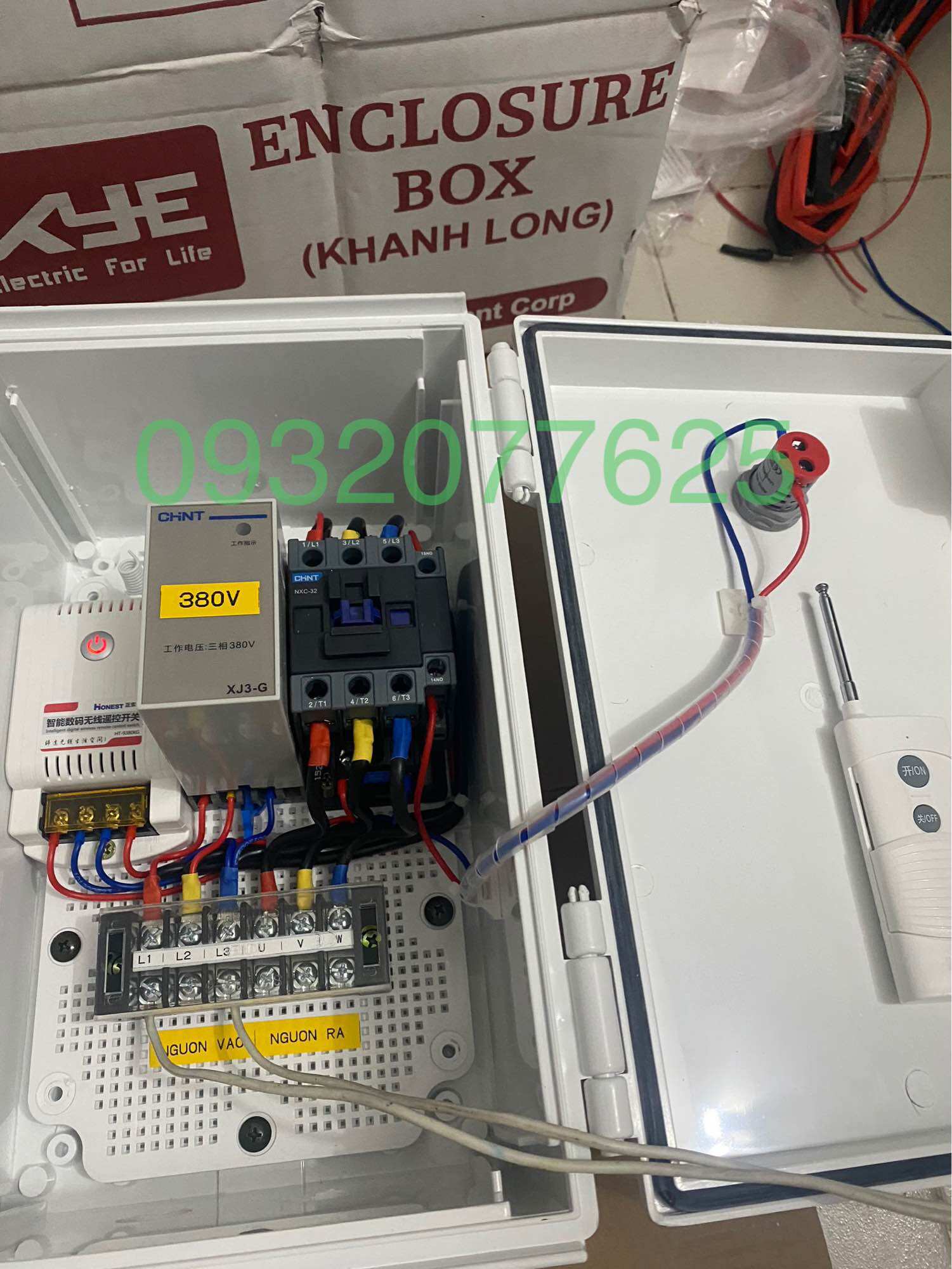 Tủ điều khiển bơm 3 pha kèm bảo vệ mất pha