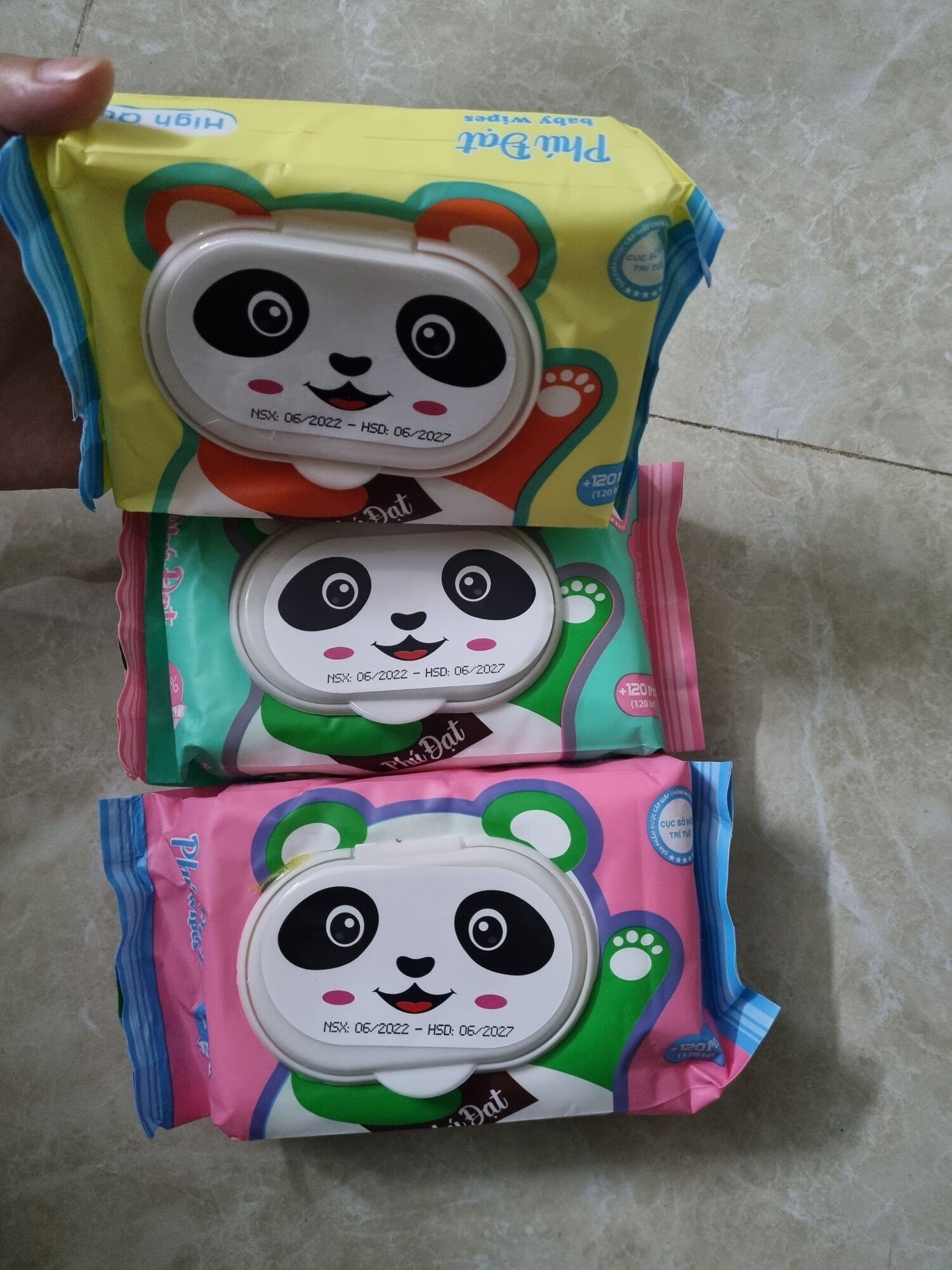 Khăn ướt Phú Đạt gói 120 tờ
