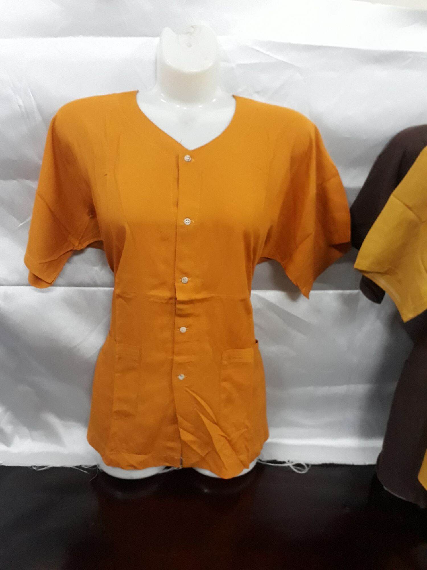 Áo lanh mầu cộc tay dành cho bà già (36 - 70kg)