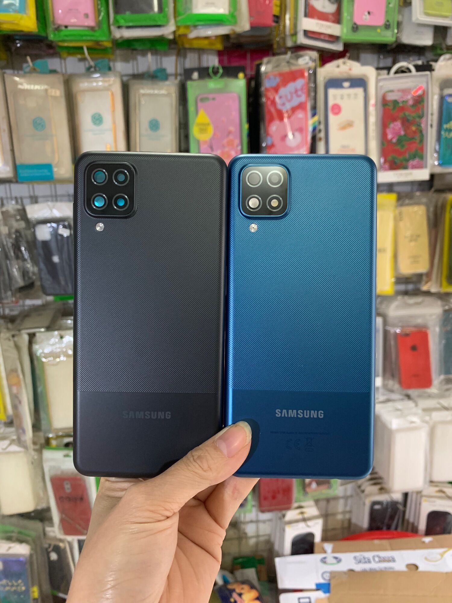 Bộ vỏ lưng sườn sam sung A12 Cao Cấp