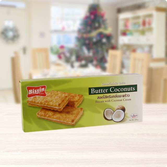 Bánh Quy Dừa Kem Bissin 150g Thái Lan.(Các Loại)