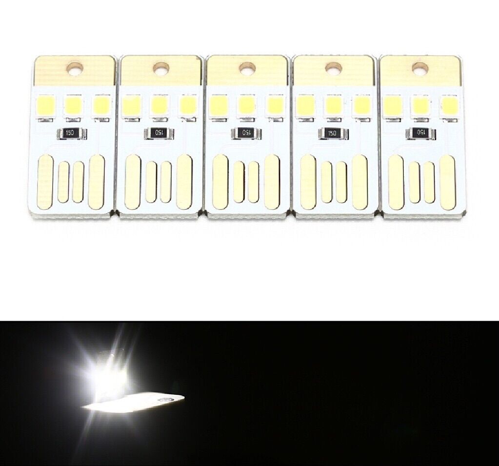 Thẻ Đèn LED Mini Bỏ Túi E6VN / 5v Kết Nối USB