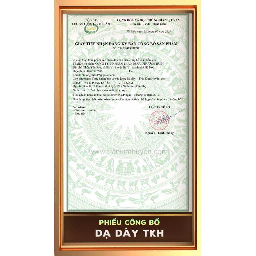 DẠ DÀY TRẦN KIM HUYỀN