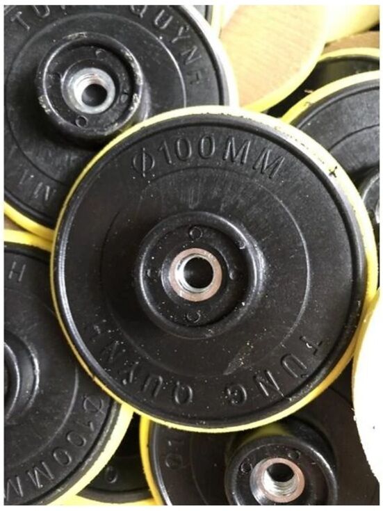 Bánh chà nhám nhựa tròn có gai 100mm ; 125mm