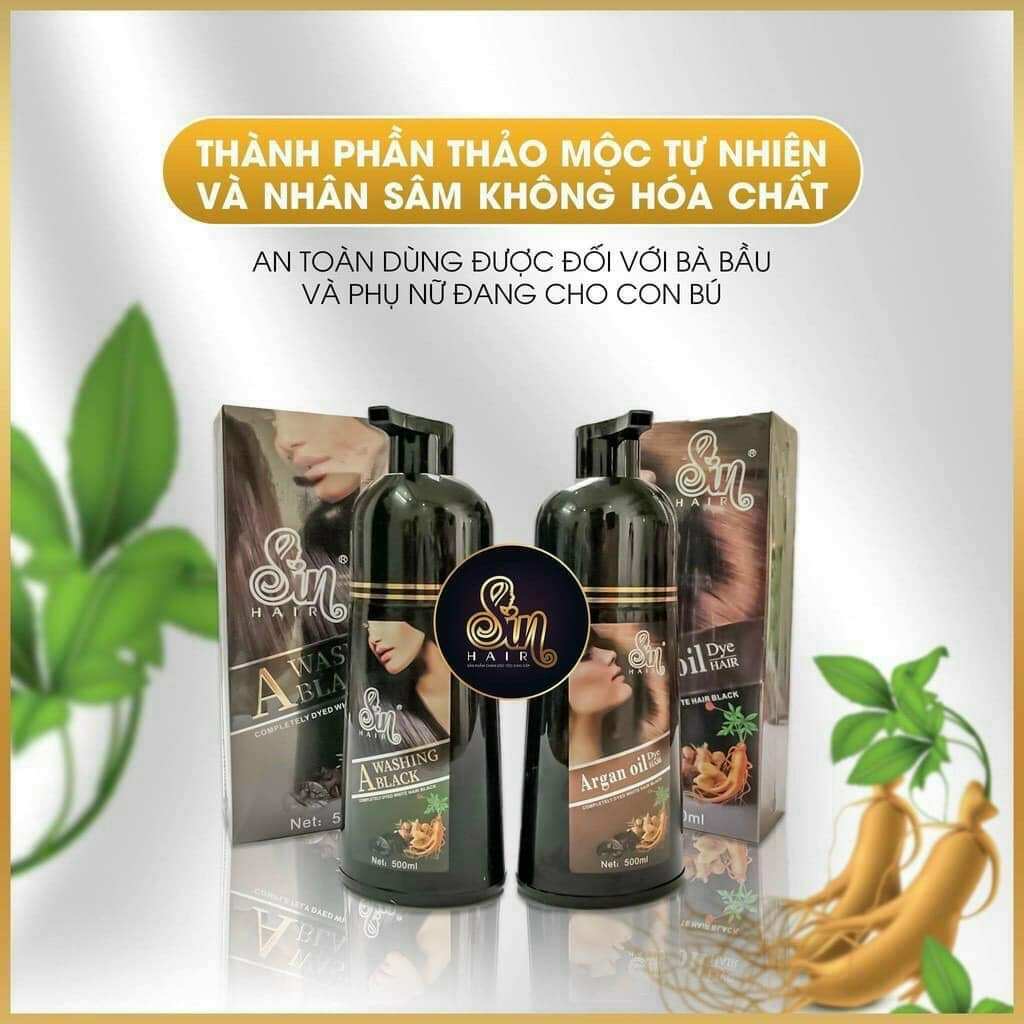 dầu gội phủ Bạc Sin