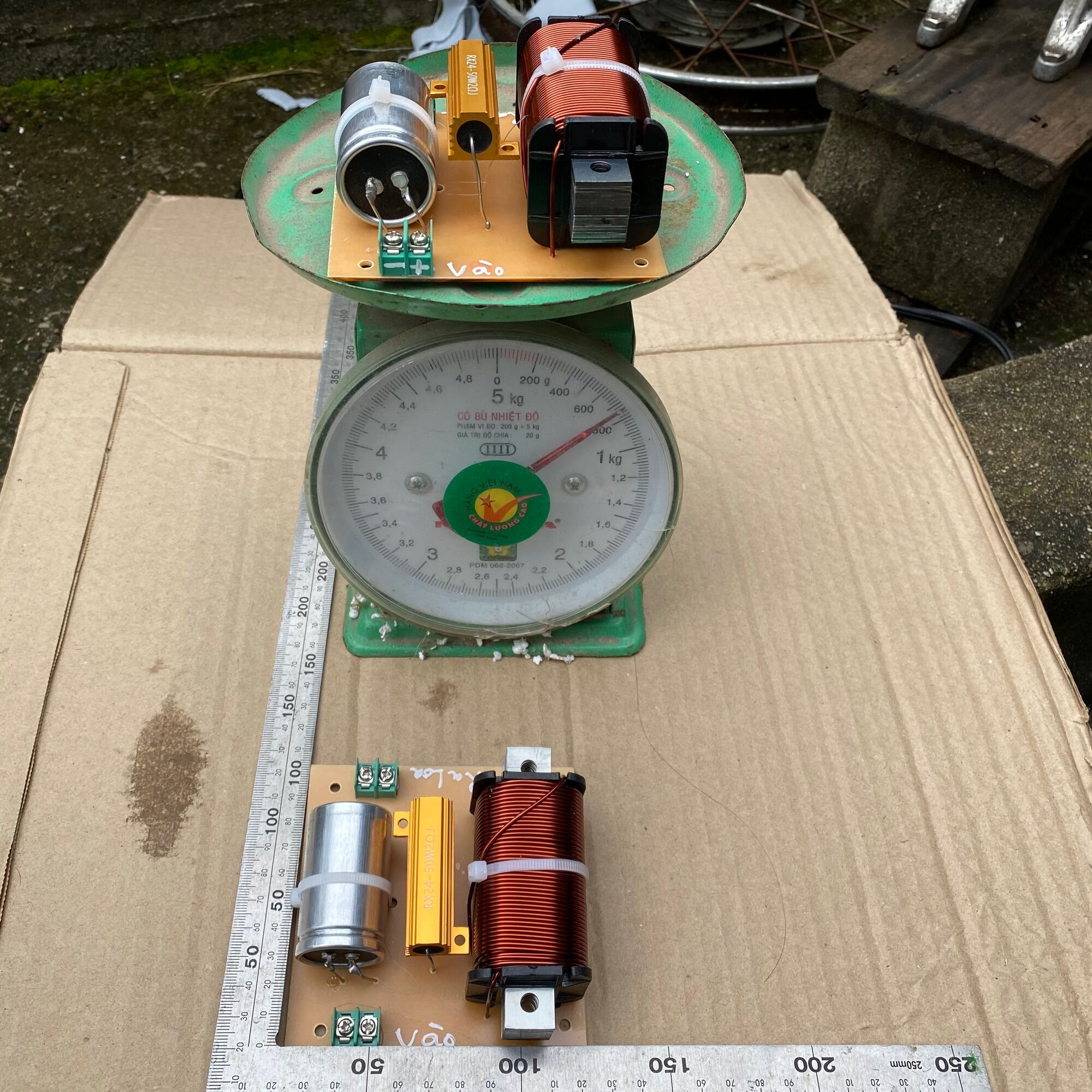 Phân tần loa sub hơi bass 50 coil 100