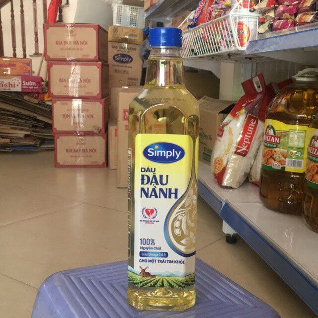 Dầu Đậu Nành Cao Cấp Simply 1L