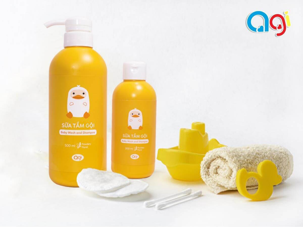 SỮA TẮM GỘI AGI 2 IN 1 DÀNH CHO BÉ