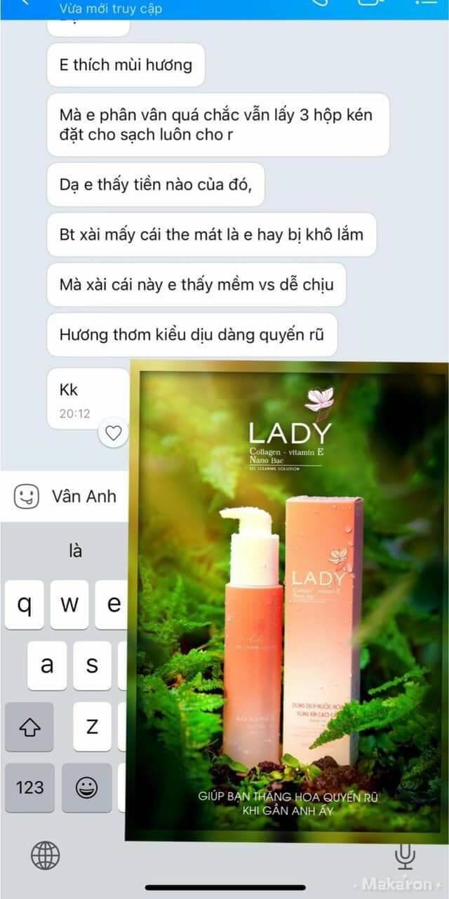 Lady dung dịch vệ sinh  nước hoa cao cấp