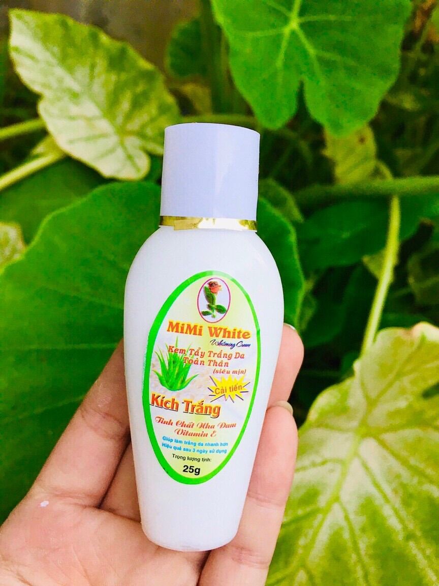 Kem kích trắng body Mini White chai 20ml