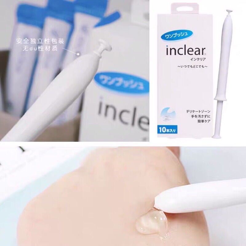 Đũa Thần Dung dịch vệ sinh inclear ( hộp 10 ống) Nhật bản