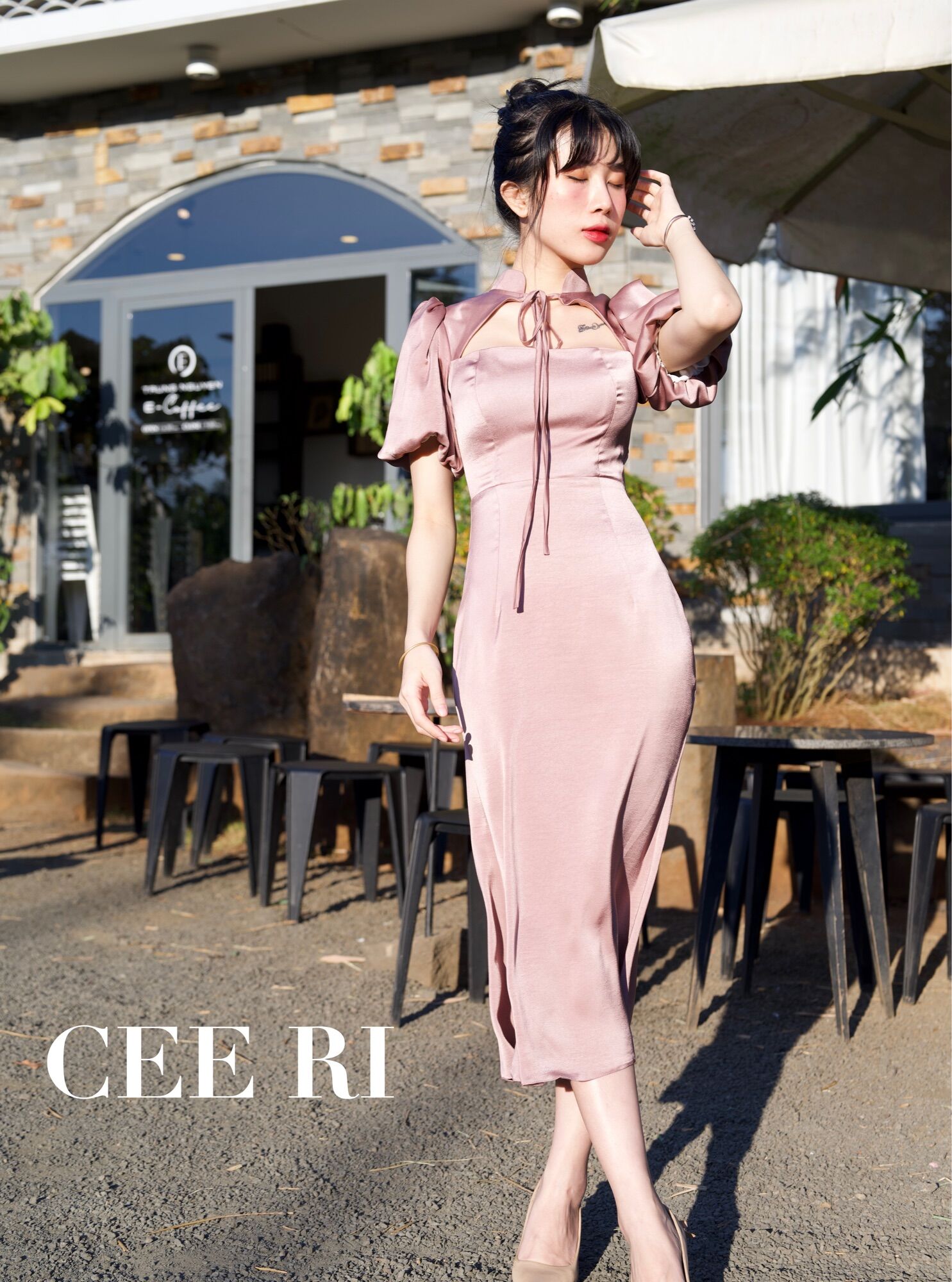 ĐẦM LỤA TAY NGẮN MỀM MẠI