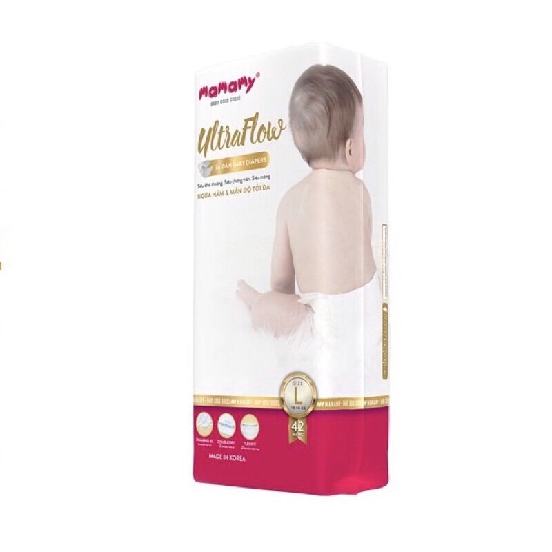 (Thanh lý) Combo 3 bịch tã dán Mamamy Ultraflow S56/M46/L42/XL36