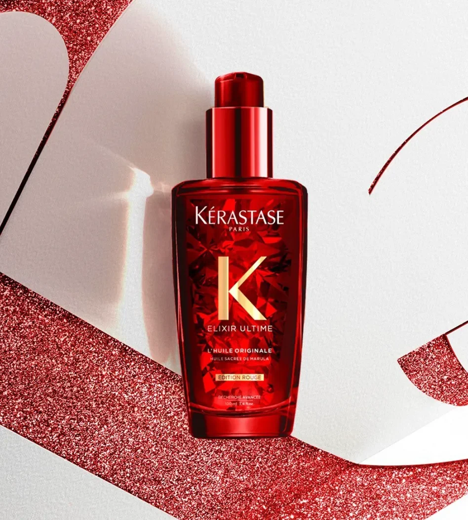 Dầu dưỡng tóc phục hồi phiên bản giới hạn Kerastase Elixir Ultime Rouge
