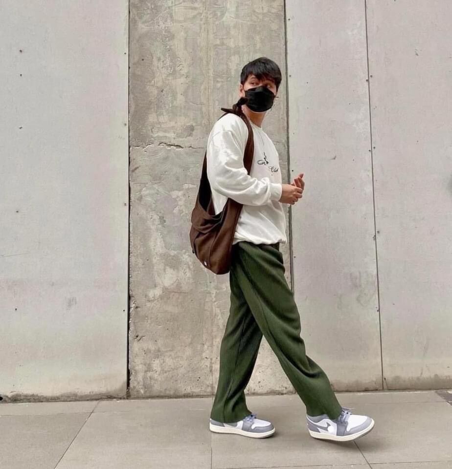 Giày Nike Air Jordan 1 Low Vintage Grey (chính hãng)
