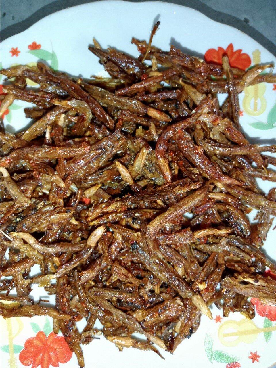 Cá cơm chay 100g chiên từ hoa chuối