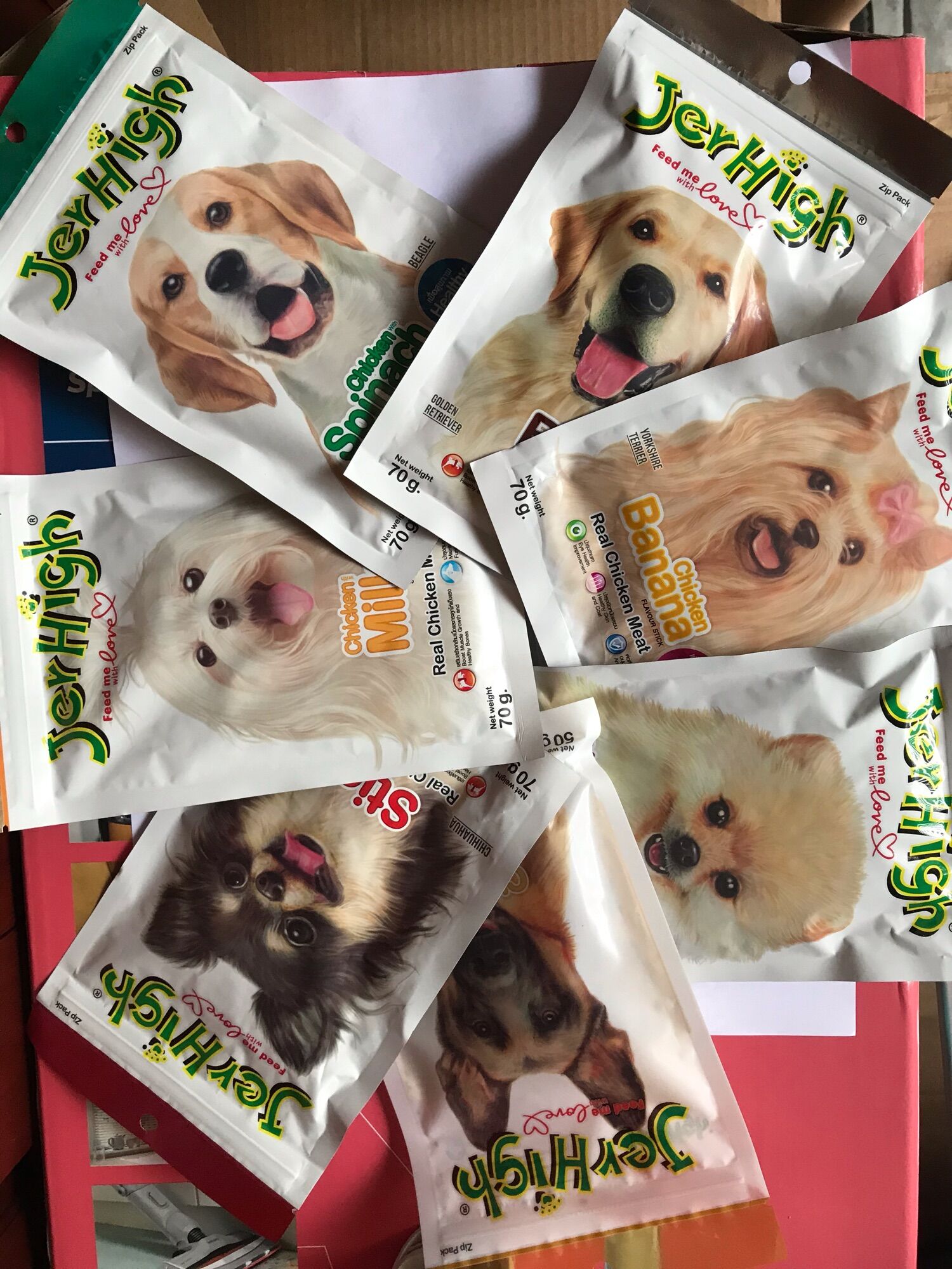 Stick Snack jerhigh 70g -que snack Jerhigh đủ vị 70g