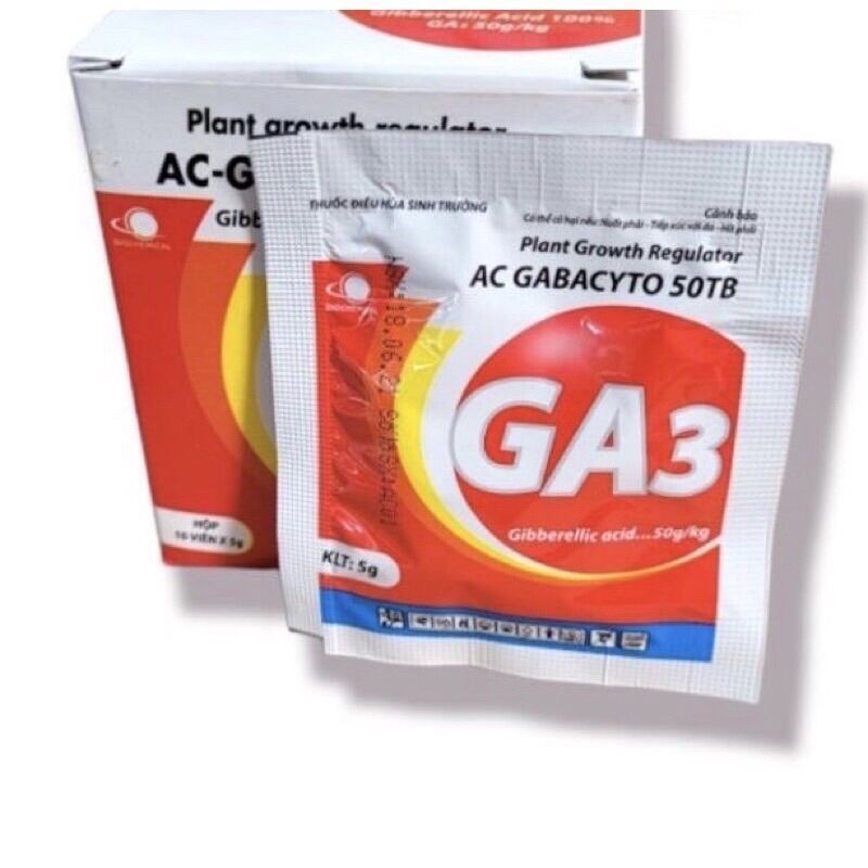 1 viên kích thích sinh trưởng Ga3 AC GABACYTO 50TB ( hàng chuẩn hóa sinh Á Châu)